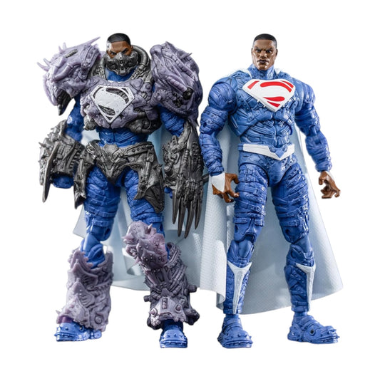 Val Zod Earth 2 Superman Figura De Acción Ghosts of Krypton DC Direct Mcfarlane Platinum Edition 18 Cm