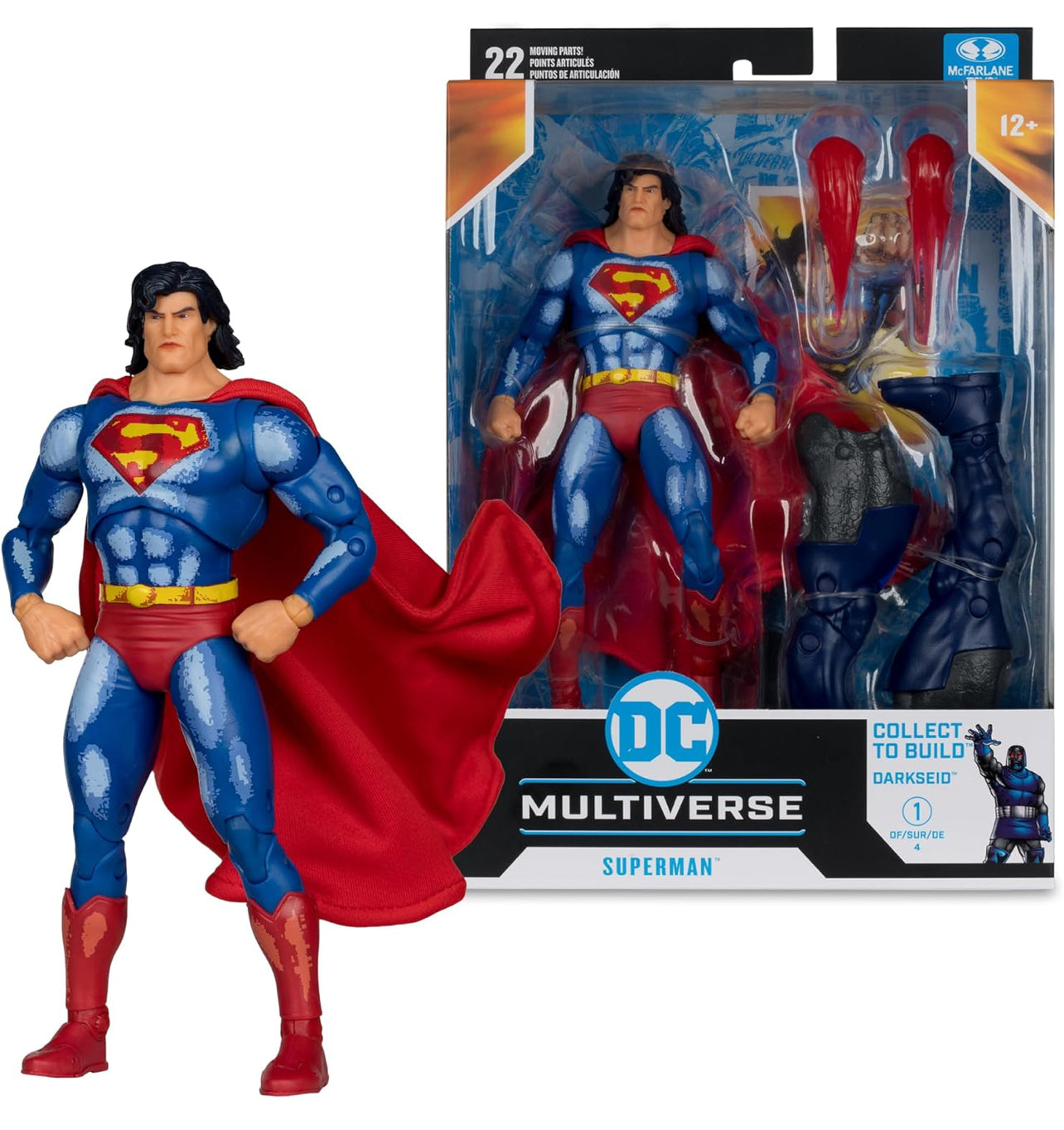 Superman Figura De Acción Justice League Task Force Dc Mcfarlane Toys BAF Darkseid