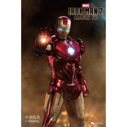 Iron Man Mark 4 Figura de Accion Avengers Iron Man 2 Zd Toys 18cm