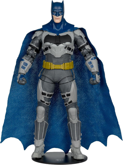 Batman Batfleck Blue/Grey Figura De Acción The Flash Movie Justice League Dc Mcfarlane Toys 18 Cm