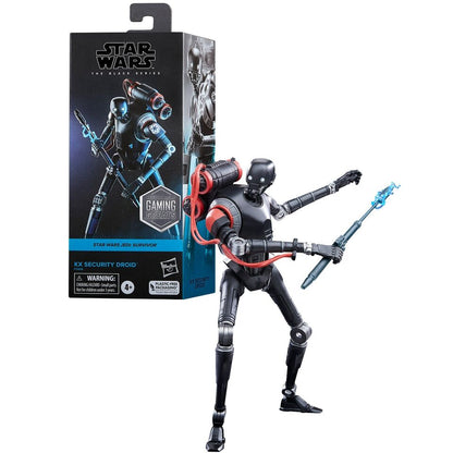 KX Security Droid Figura De Acción Star Wars Jedi Survivor Black Series Hasbro 16 cm