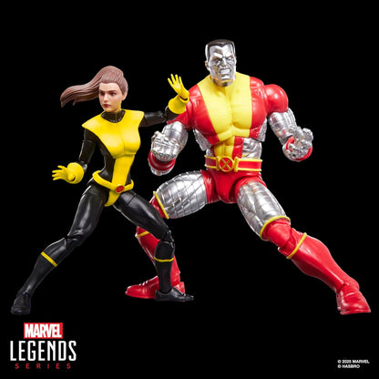 Kitty Pryde & Colossus Pack Figura de Acción X Men Astonishing Marvel Legends Retro Hasbro 15 & 21 Cm