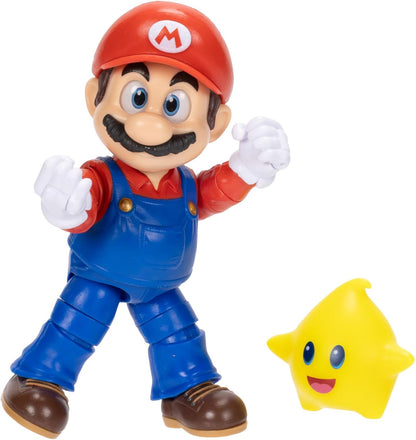 Super Mario Bros Figura de Acción Super Mario Galaxy Movie Nintendo Jakks Pacific 13 cm