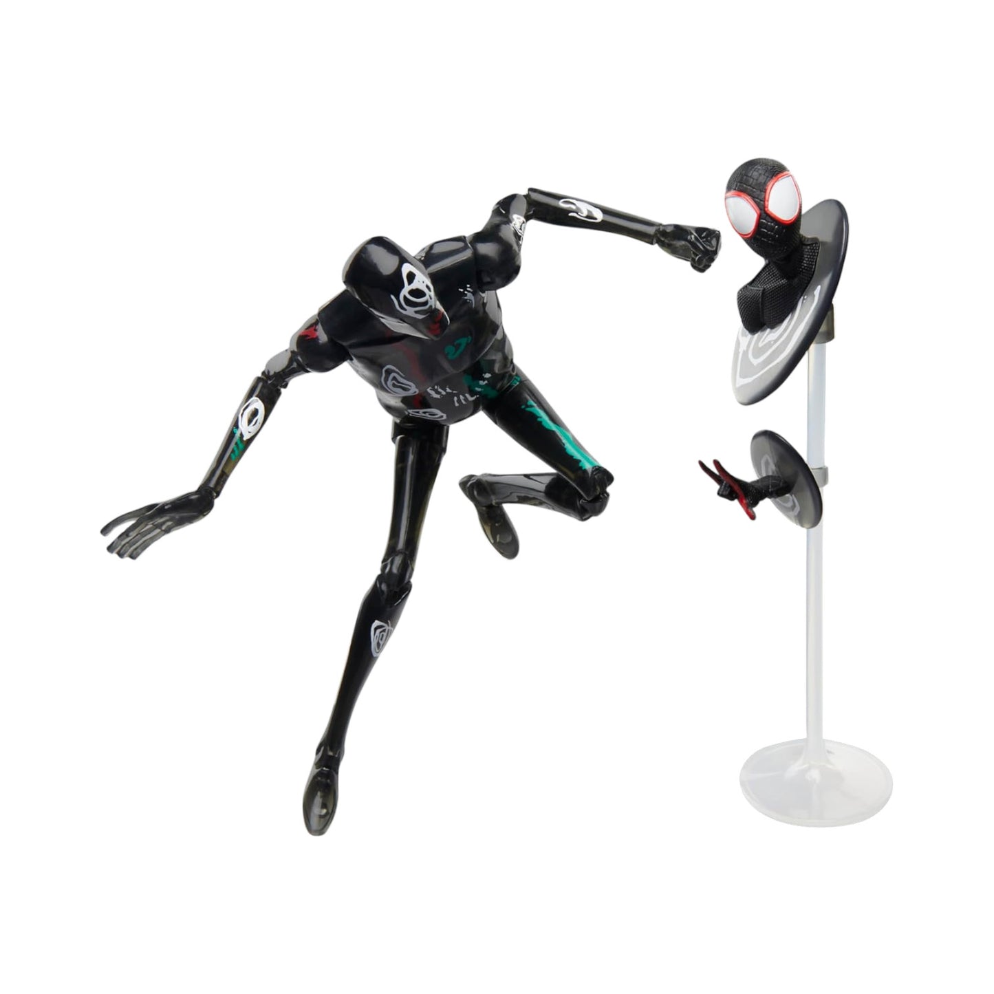 The Spot Black Figura de Acción Spiderman Across The Spider Verse Marvel Legends Hasbro 17 Cm