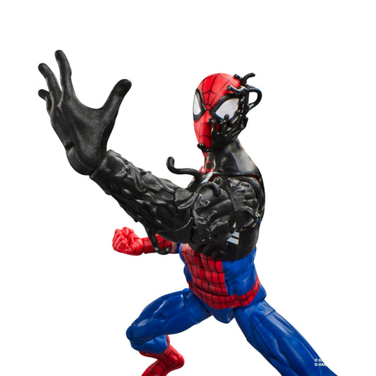 Spiderman Alien Costume Figura De Accion Secret Wars Marvel Legends 16 Cm