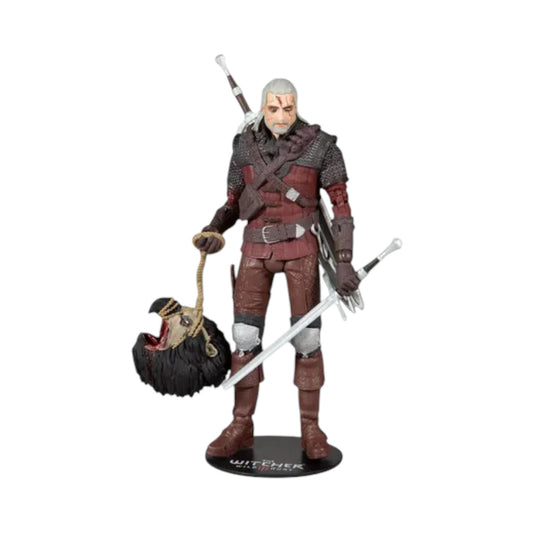 Geralt De Rivia Wolf Armor Platinum Figura De Acción The Witcher Mcfarlane Toys 18 Cm