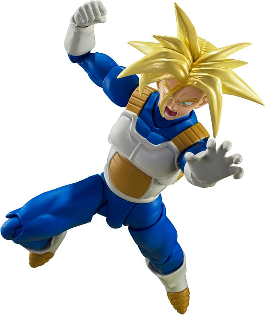 Super Saiyan Trunks Infinite Latent Super Power Figura De Acción Dragon Ball Z Sh Figuarts Bandai 16 Cm
