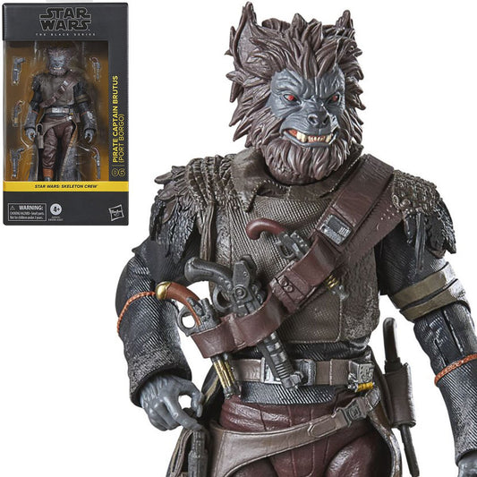 Pirate Captain Brutus (Port Borgo) Figura De Acción Star Wars Skeleton Crew Black Series 17cm
