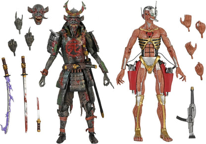 Senjutsu Eddie And Somewhere In Time Pack Figura De Acción Iron Maiden Future Past World Tour Neca 18 Cm