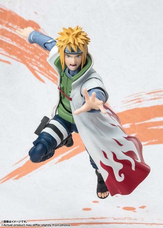 Minato Namikaze Figura de Acción Naruito Narutop99 Edition Sh Figuarts Bandai 15 Cm