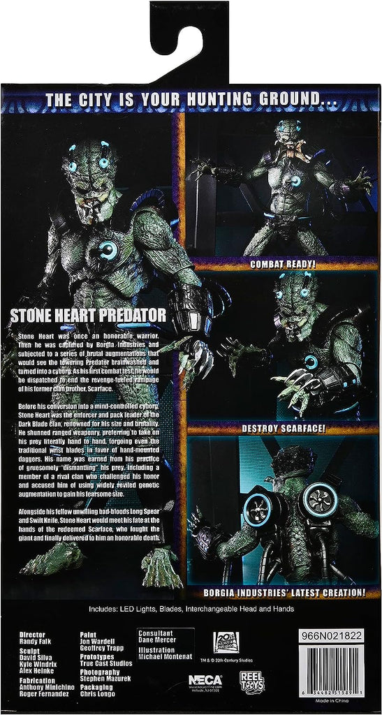 Neca - Ultimate Deluxe Stone Heart - Predator Concrete Jungle - Figurine  Collector EURL