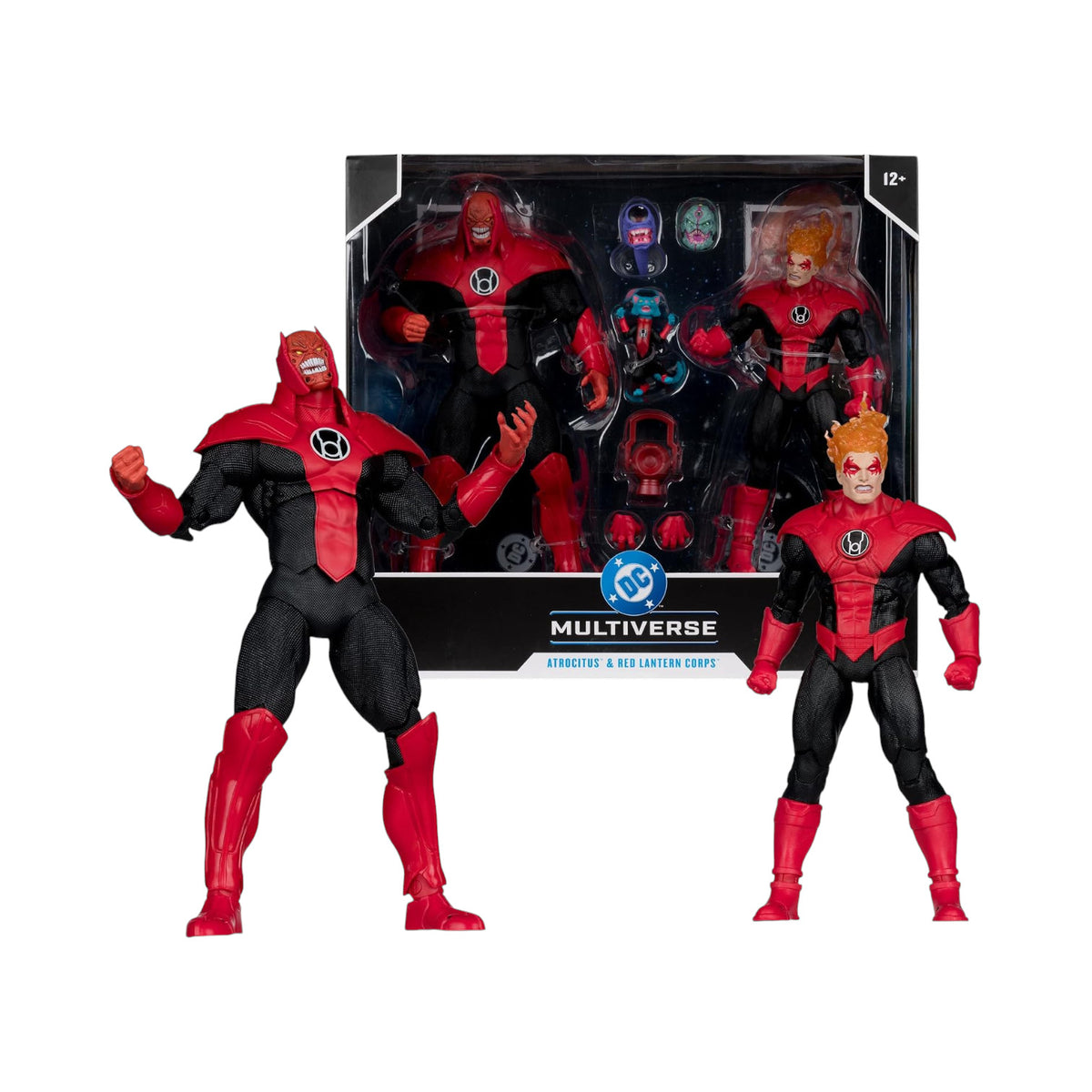 Atrocitus & Red Lantern Corps Pack Figura De Acción Green Lantern Dc Multiverse Mcfarlane Toys 18 cm