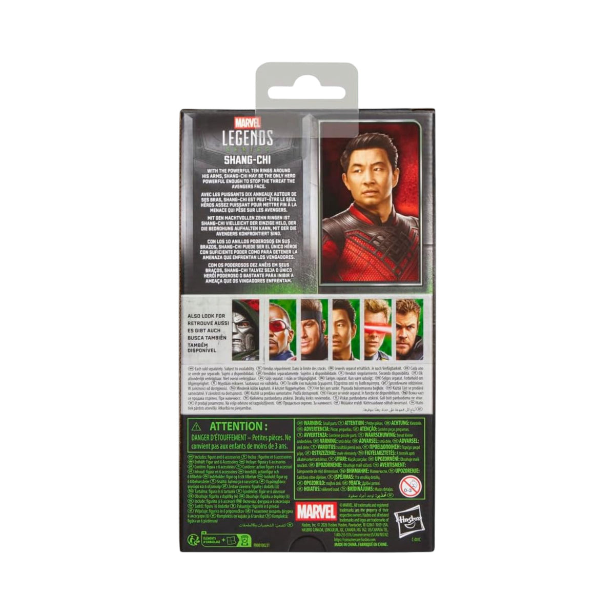 Shang Chi Figura De Acción Avengers Doomsday Marvel Legends 16 Cm