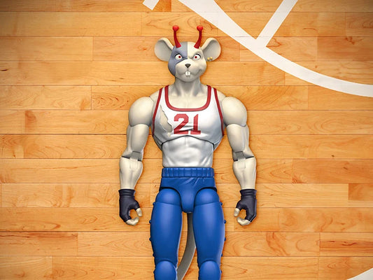 Vinnie Slam Dunk Figura de Acción Motorratones Biker Mice from Mars Sports Bro´s Nacelle 18 Cm