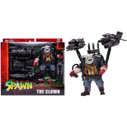 The Clown Spawn Bloody Figura De Acción Spawn Mcfarlane Toys 16 Cm