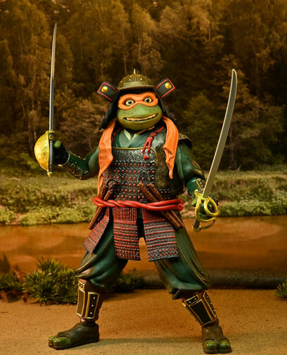 Michelangelo & Leonardo Pack Figuras De Acción Teenage Mutant Ninja Turtles In Time 3 Neca 18 Cm