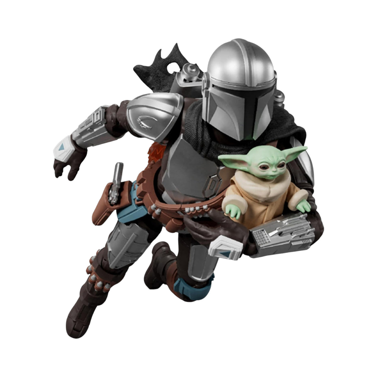 Mandalorian & Grogu Figura de Accion Star Wars Model Kit Blokees Champion Class 15 Cm