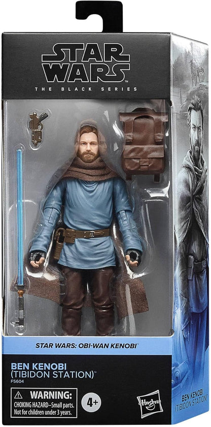 Obi Wan Kenobi Tibidon Station Figura De Acción Star Wars The Black Series Hasbro 16 Cm