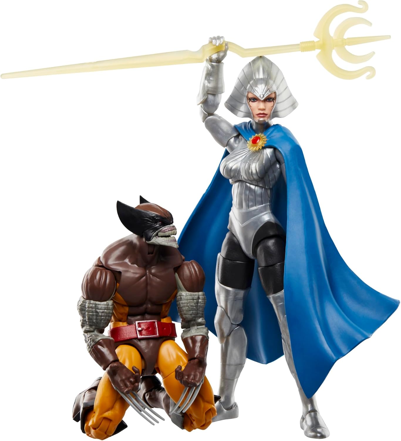 Wolverine Vs Lilandra Neramani Figura de Acción X Men Marvel Legends 15 Cm