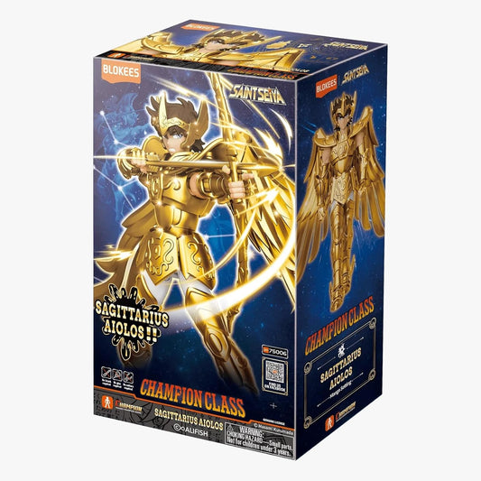 Sagittarius Aiolos Figura de Accion Saint Seiya Blokees Champion Class 15 Cm