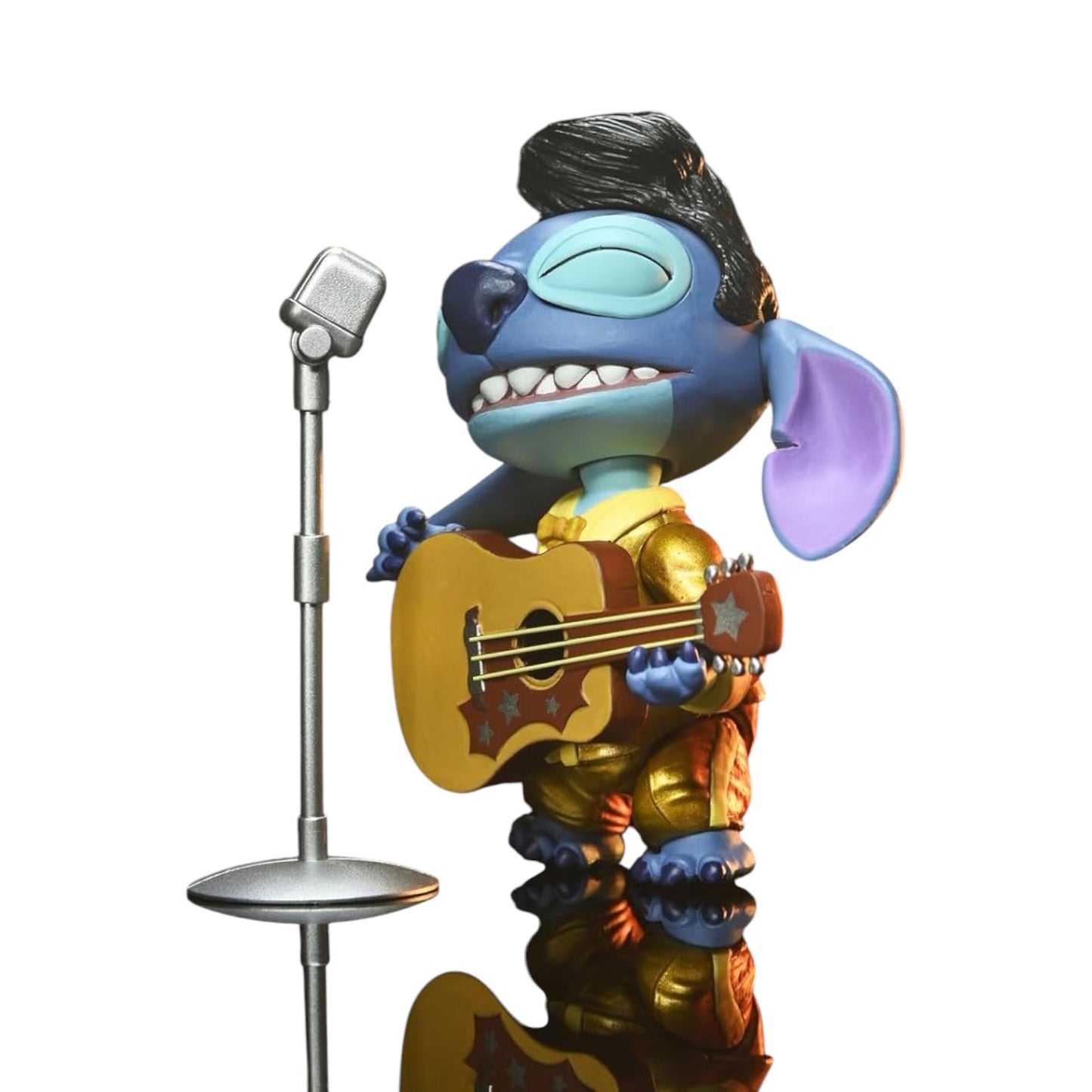 Elvis Gold Suit Stitch Figura De Acción Lilo & Stitch DIsney Neca Toys 11 Cm