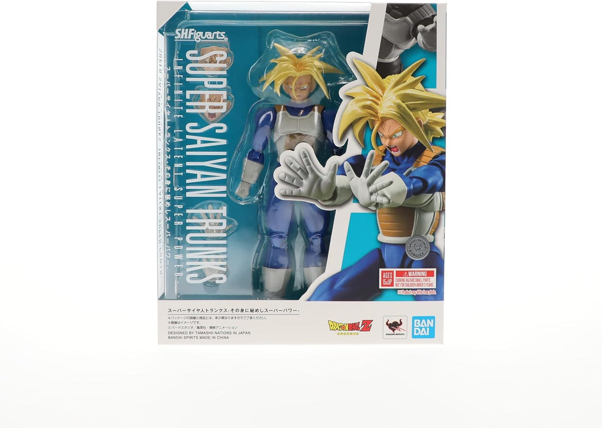 Super Saiyan Trunks Infinite Latent Super Power Figura De Acción Dragon Ball Z Sh Figuarts Bandai 16 Cm