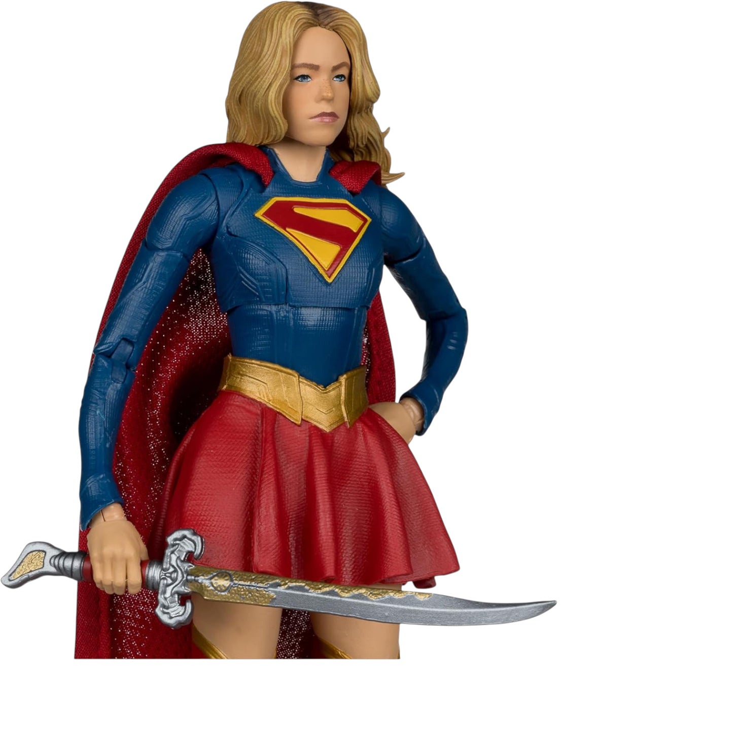 Supergirl & Puppy Krypto Figura de Accion Supergirl Theatrical Movie DC Mcfarlane 17 Cm