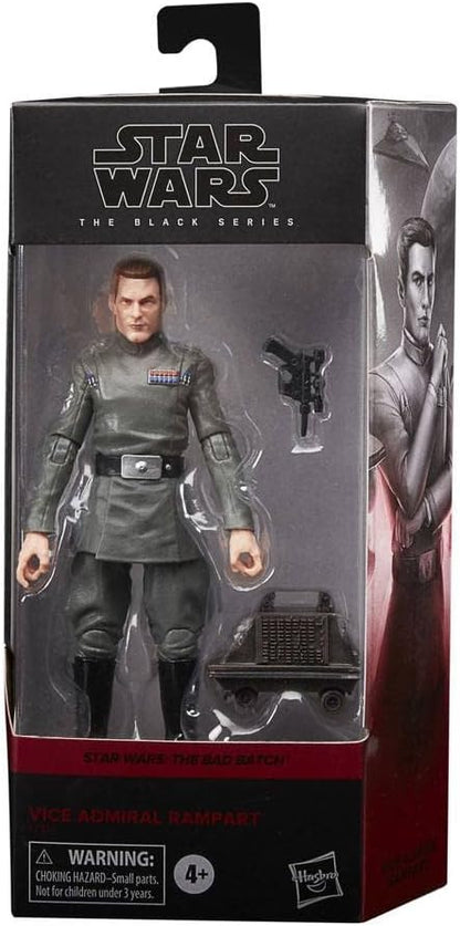Vice Admiral Rampart Figura De Acción Star Wars: The Bad Batch The Black Series Hasbro 16 Cm