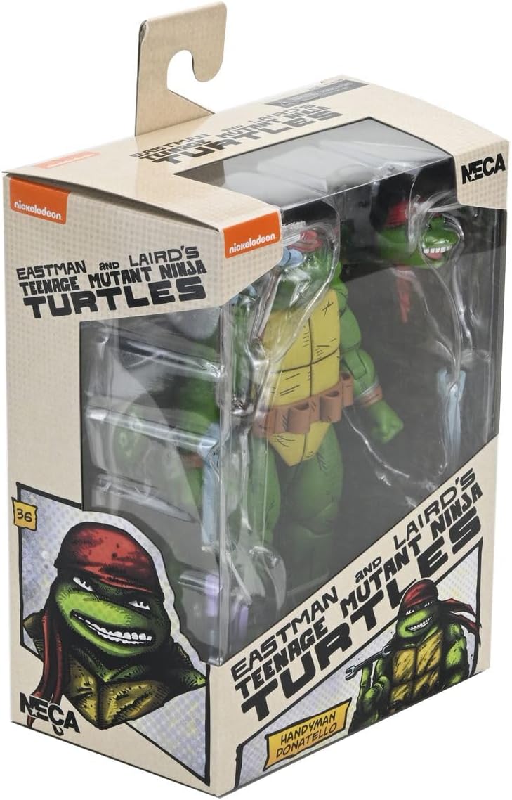 Handyman Donatello Figura de Acción Eastman and Lairds Teenage Mutant Turtles Mirage TMNT Neca 16 cm