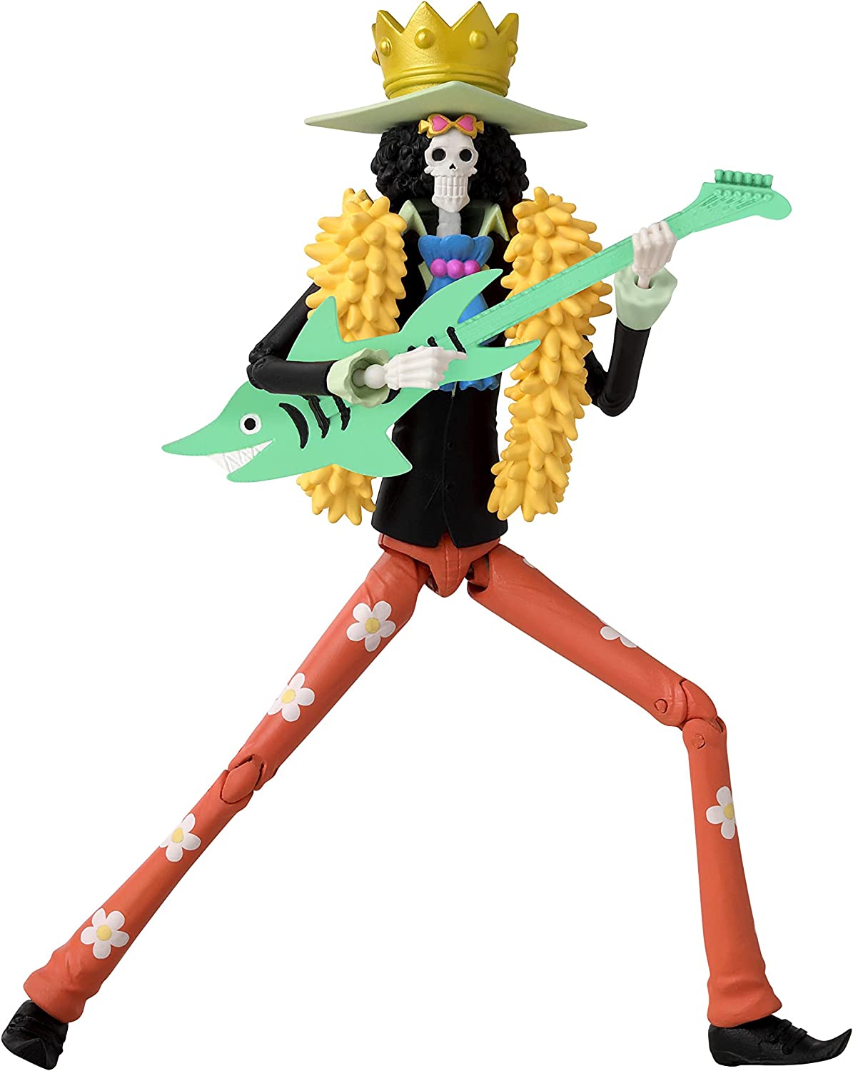 Brook Figura Acción One Piece Anime Heroes Bandai 18 Cm