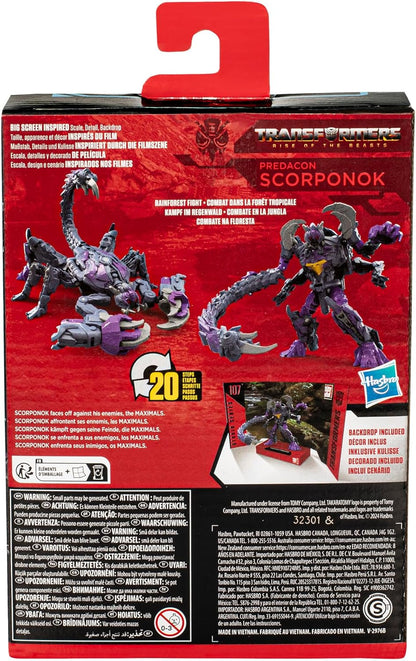 Scorponok 107 Figura de Acción Transformers Rise of the Beasts Toy Studio Series 107 Hasbro 14 Cm