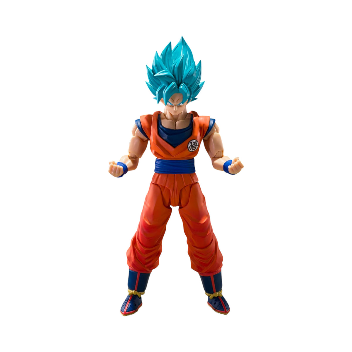 Goku Super Saiyan God Blue Power Trascending Limits Super Saiyan Figura De Acción Dragon Ball Super SH Figuarts Bandai 15 Cm