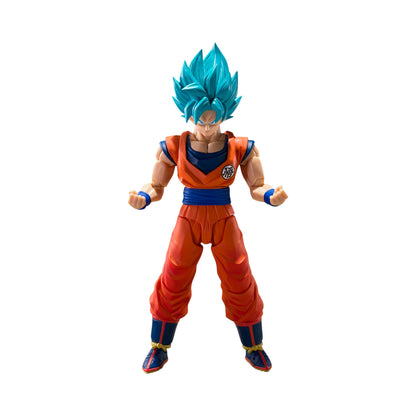Goku Super Saiyan God Blue Power Trascending Limits Super Saiyan Figura De Acción Dragon Ball Super SH Figuarts Bandai 15 Cm