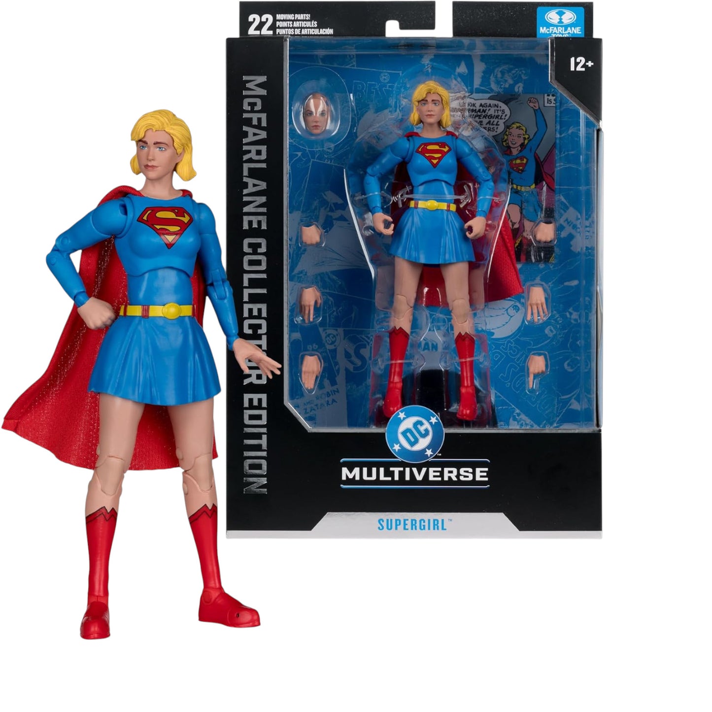 Supergirl Figura De Acción Action Comics DC Multiverse Mcfarlane Toys 18 Cm