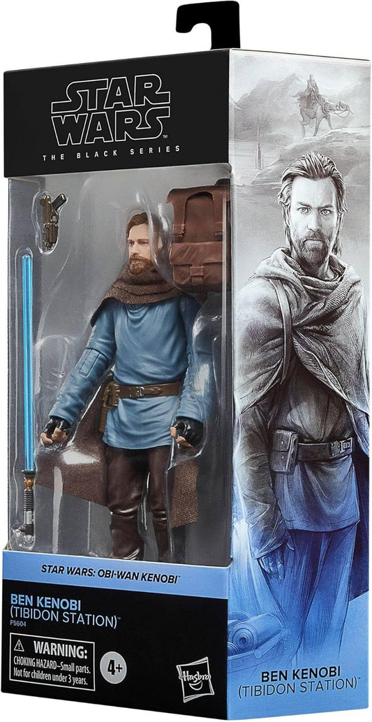 Obi Wan Kenobi Tibidon Station Figura De Acción Star Wars The Black Series Hasbro 16 Cm