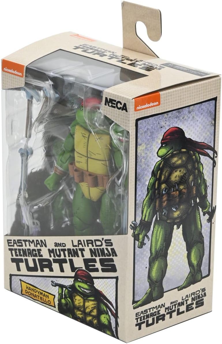 Handyman Donatello Figura de Acción Eastman and Lairds Teenage Mutant Turtles Mirage TMNT Neca 16 cm
