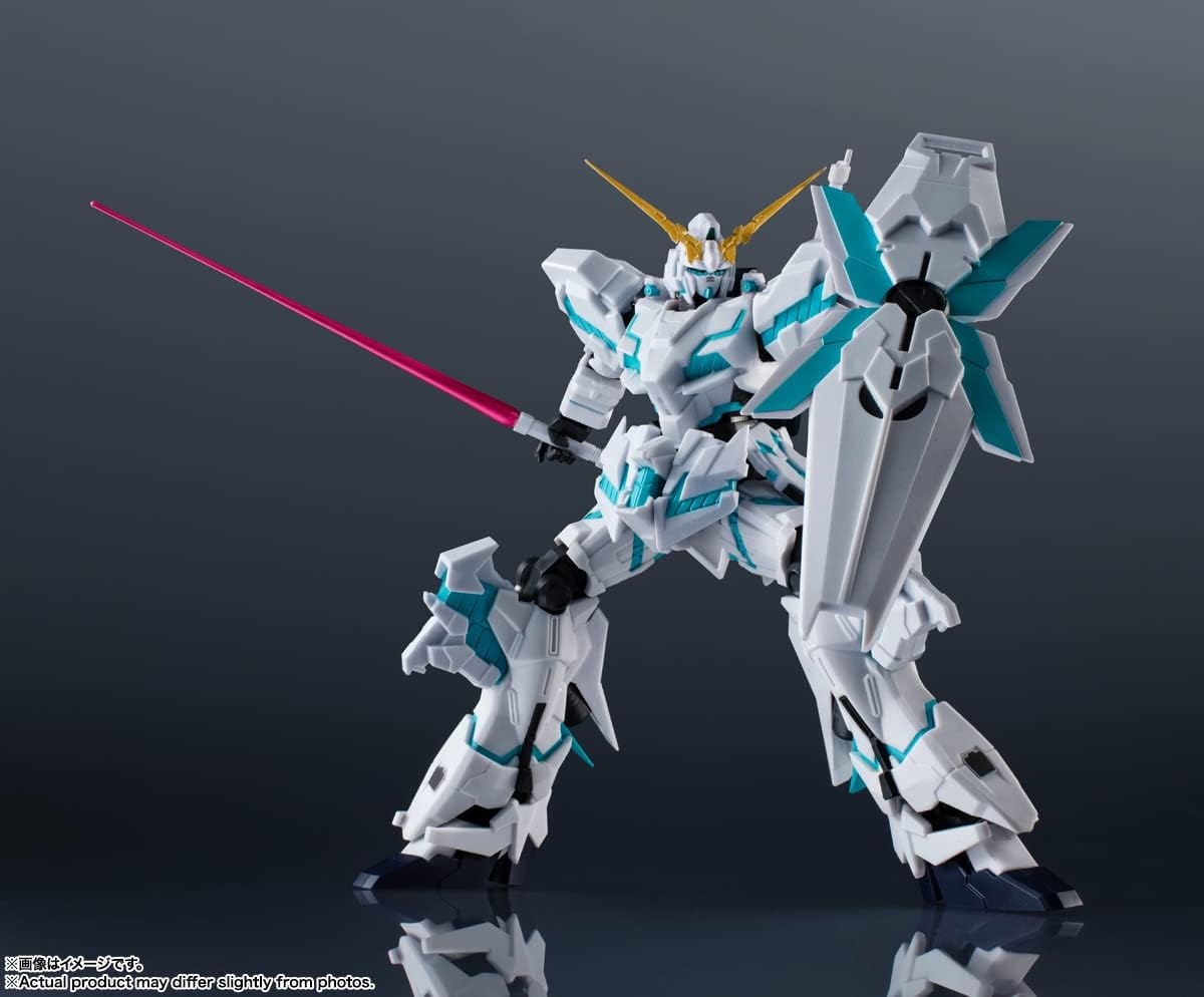 Unicorn Gundam Awakened Figura de Accion GU 29 Gundam Universe Bandai 16cm