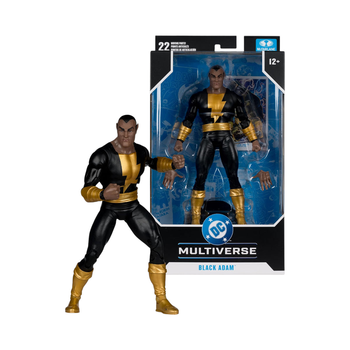 Black Adam Figura De Acción Modern Age DC Mcfarlane Toys 18 Cm