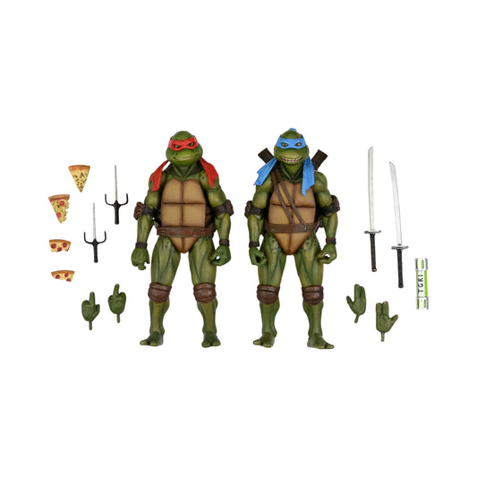 Leonardo & Raphael Pack Figuras De Acción Teenage Mutant Ninja Turtles The Secret Of The Ooze Neca 18 Cm