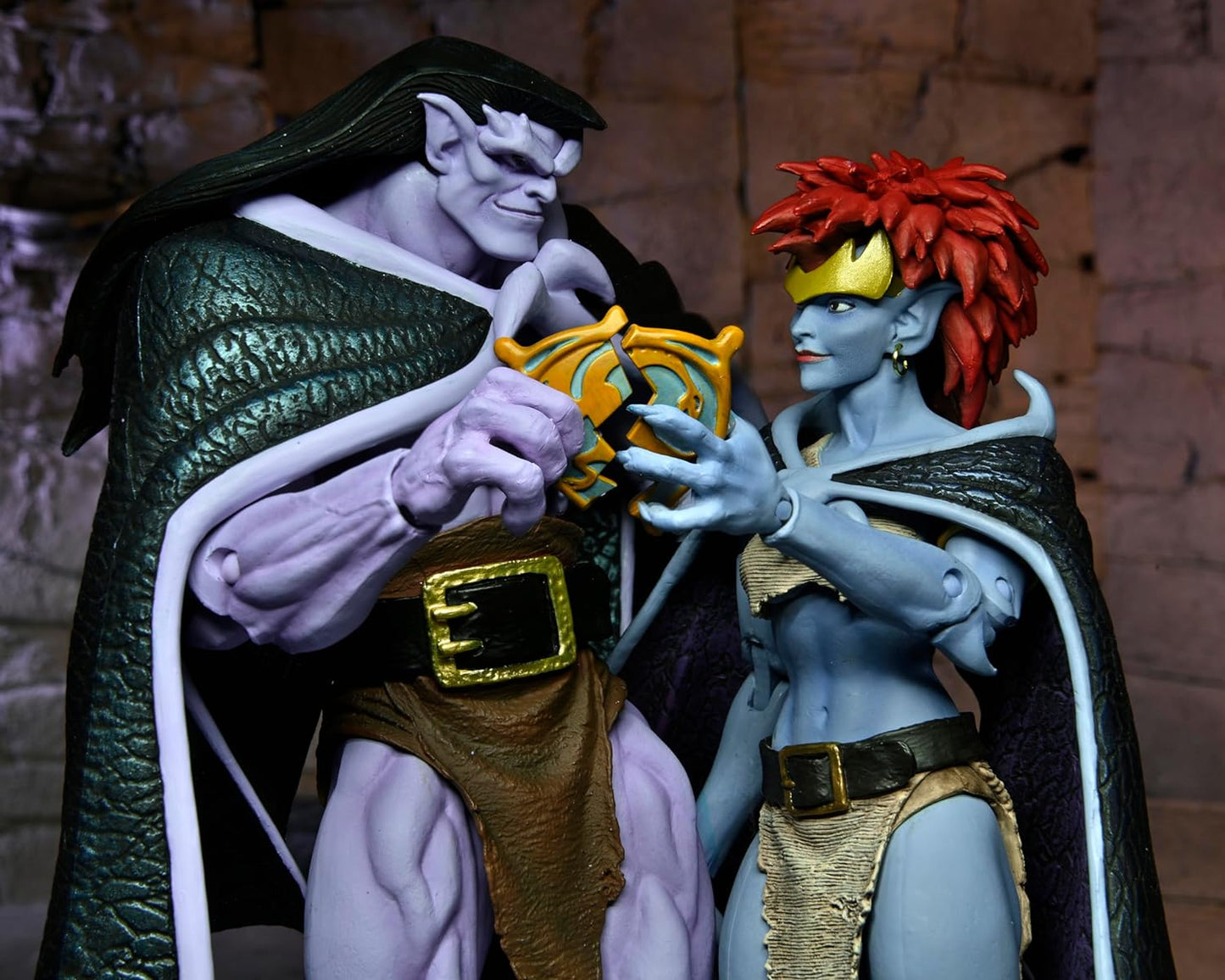 Goliath & Demona 2 Pack Gargolas Figura De Acción Gargoyles Vows Héroes Mitológicos Neca Ultimate 19 Cm