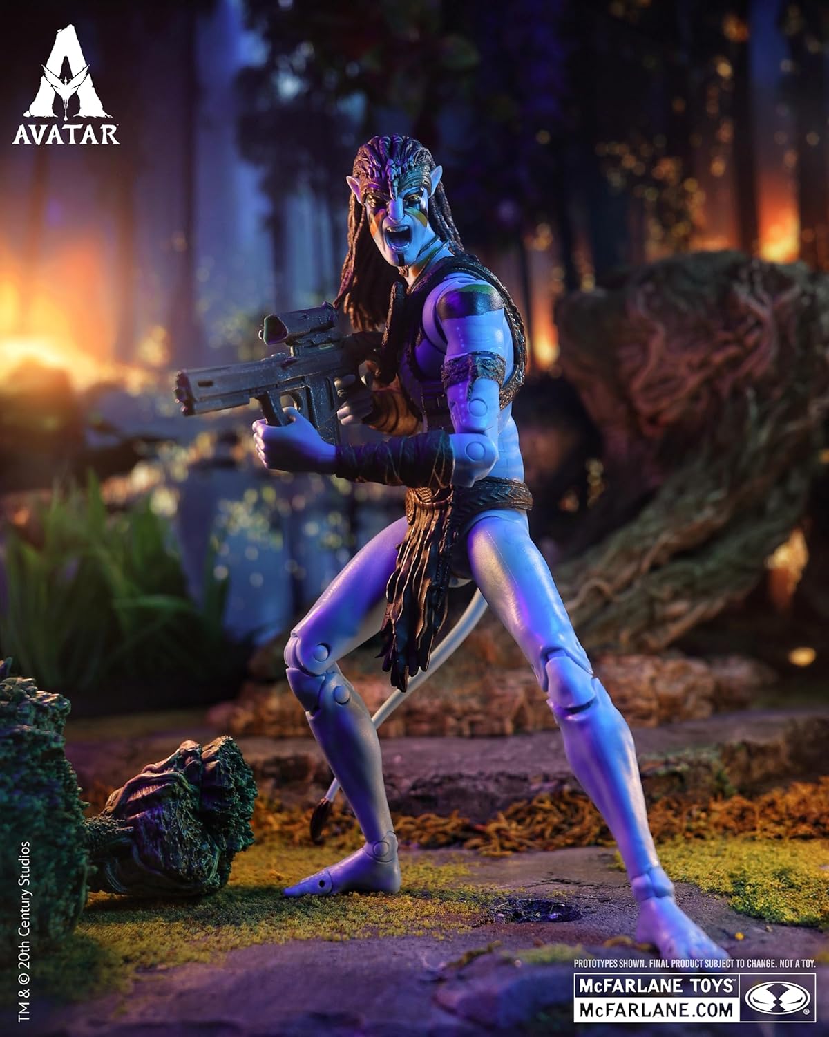 Jake Sully Metkayina Final Battle Figura de Acción Avatar Fire & Ash McFarlane Toys 18 Cm