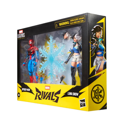 Spiderman & Luna Snow 2 Pack Figuras de Acción Marvel Rivals Marvel Legends 16 Cm