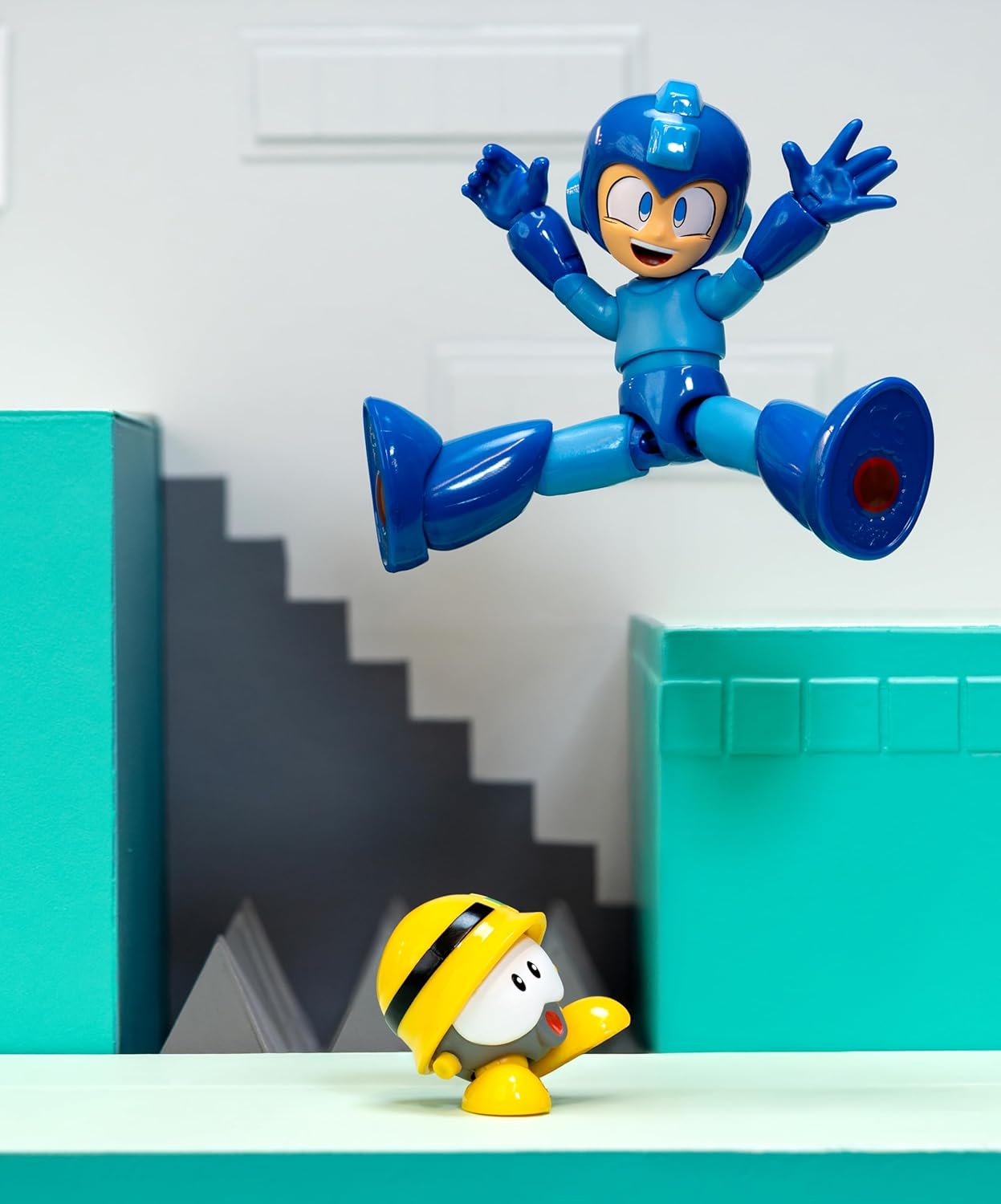 Mega Man & Neo Metal Figura De Acción Wave 3 Capcom Gamer Jada Toys 11 Cm