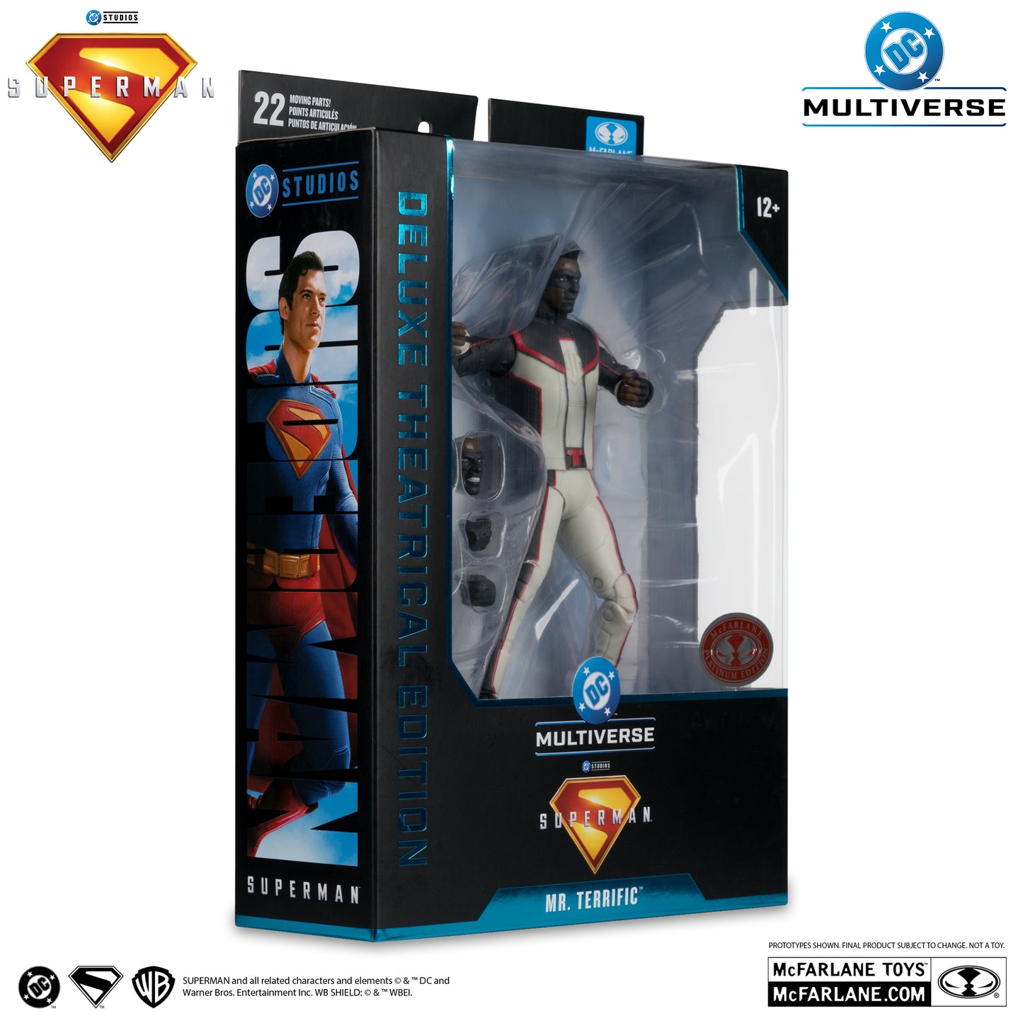 Mister Terrific Platinum Edition Figura De Acción Superman DC Mcfarlane Collector Edition 18 Cm