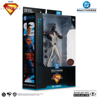 Mister Terrific Platinum Edition Figura De Acción Superman DC Mcfarlane Collector Edition 18 Cm