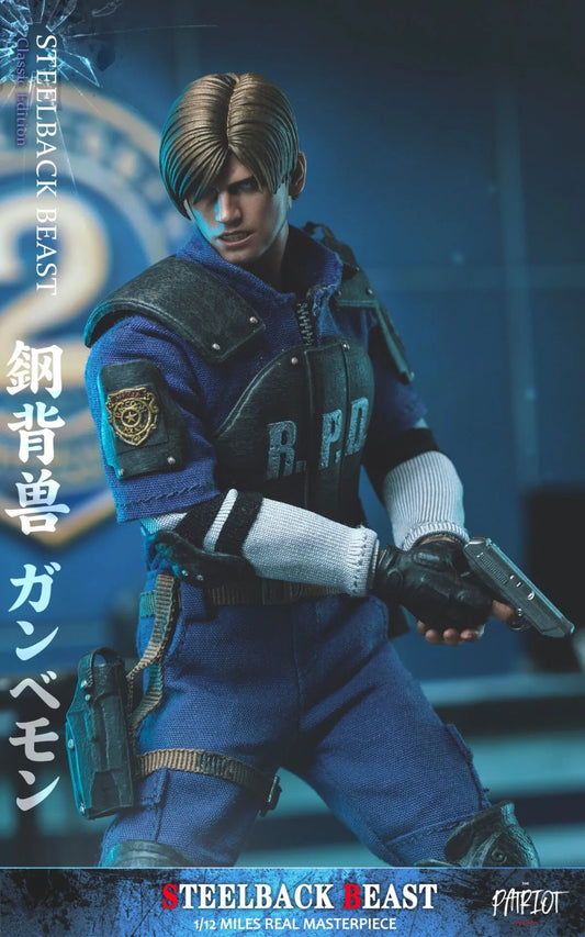 Leon S Kennedy Classic Edition Figura de Accion Resident Evil Patriot Studio 16 Cm