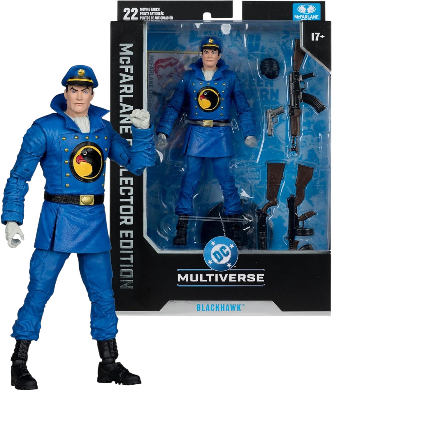 Blackhawk Figura De Acción DC Classic Multiverse Mcfarlane Toys 18 Cm