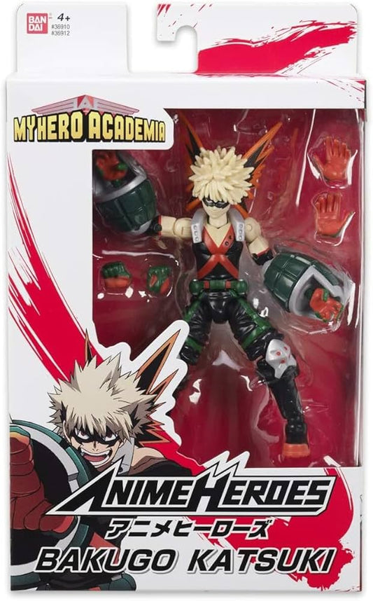 Katsuki Bakugo Figura de Acción My Hero Academia Anime Heroes Bandai 15cm