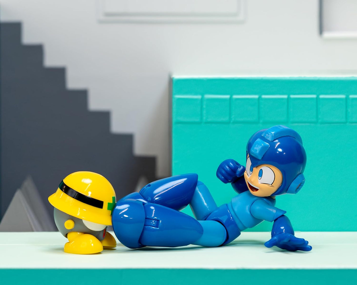 Mega Man & Neo Metal Figura De Acción Wave 3 Capcom Gamer Jada Toys 11 Cm