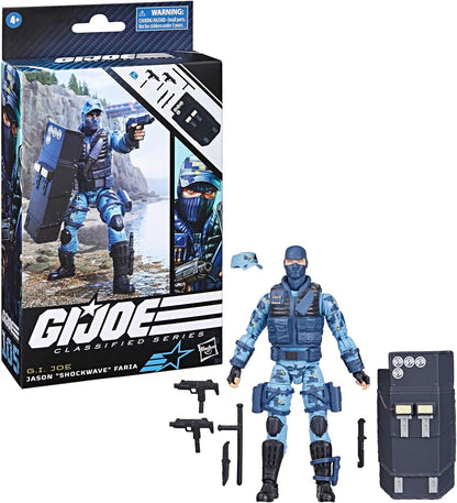 Jason Shockwave Faria Soldier Figura De Acción GI Joe Classified Hasbro 16 cm